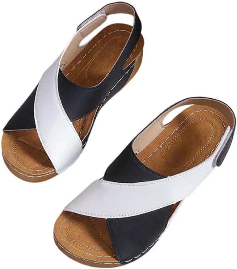 Dames Sandalen met Dikke Zool en Schuine Hak Zomer 2024 Collectie