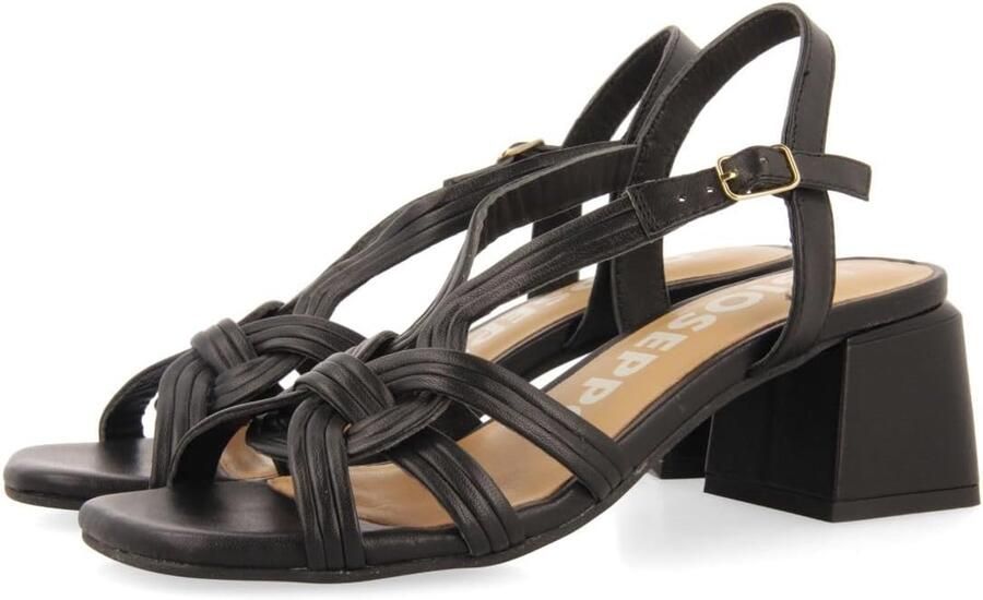 Dames Sandalen met Gevlochten Bandjes en Gesp