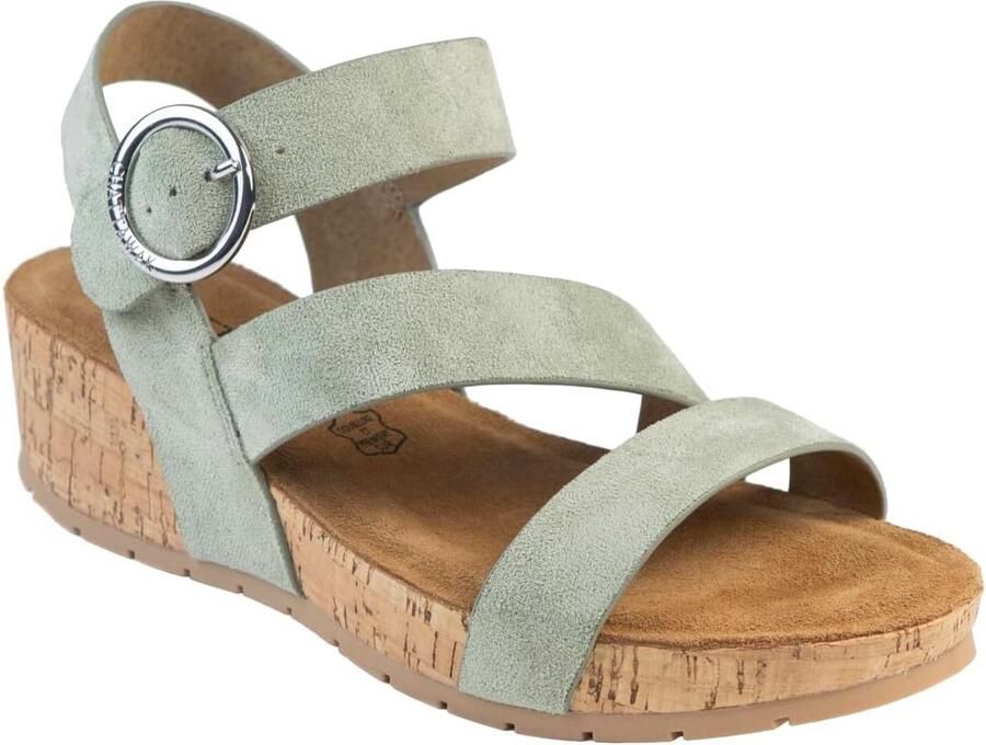 Dames Sandalen met Hak Comfortabele Groene Hakken