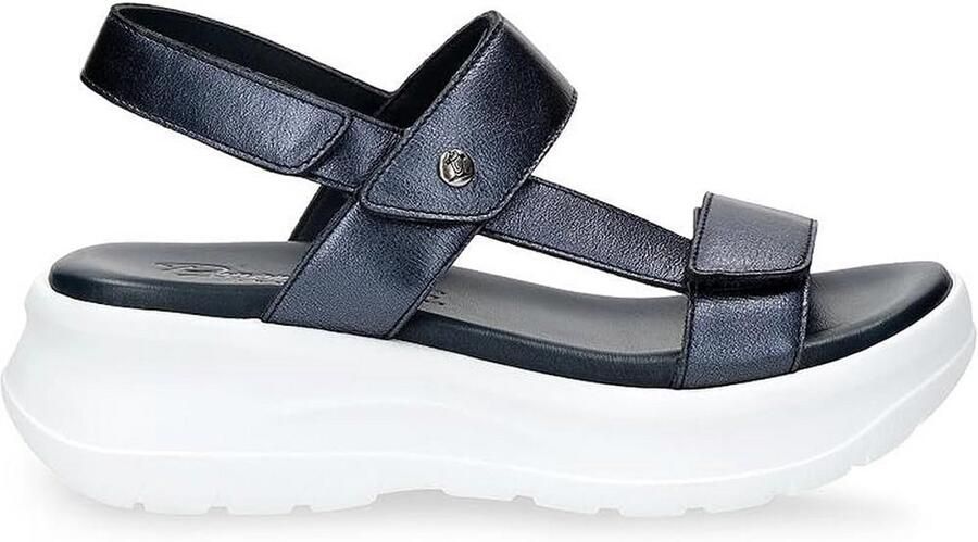 Comfortabele Dames Sandalen Marineblauw met Voetbed