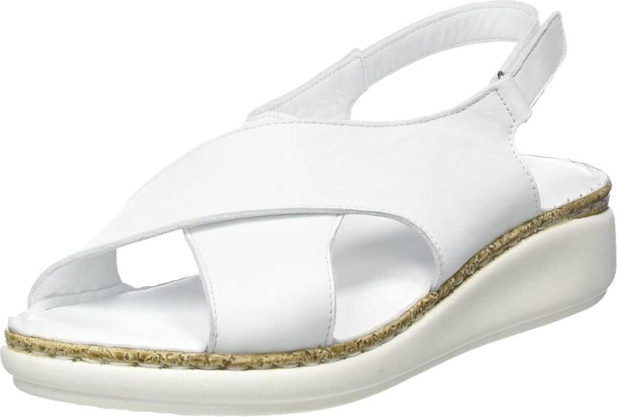 Dames Sandalen met Hak Wit Leer