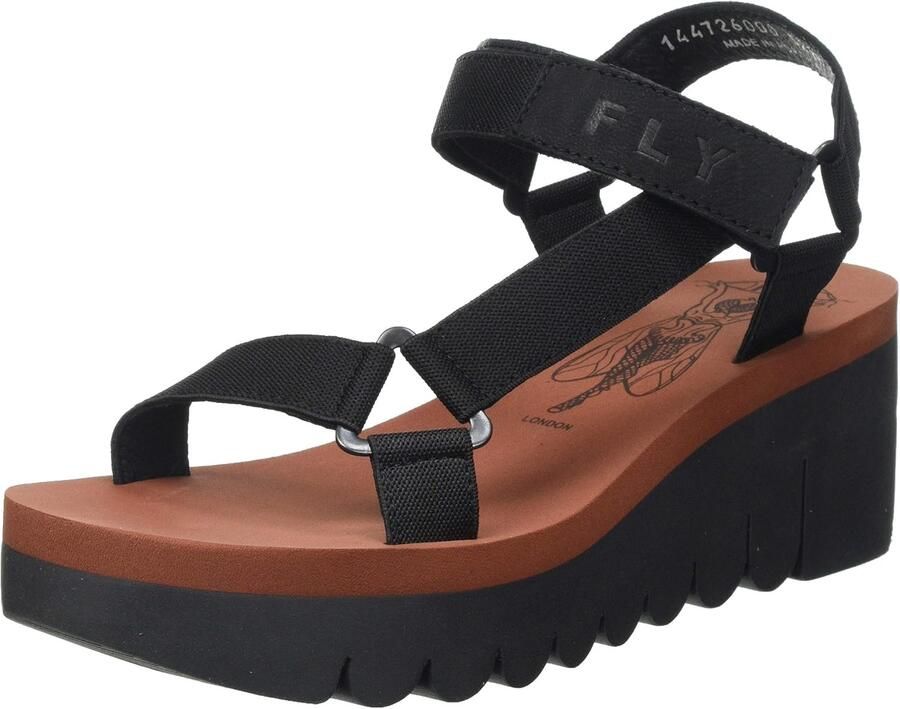 Fly London Sandalen met sleehak YEFA