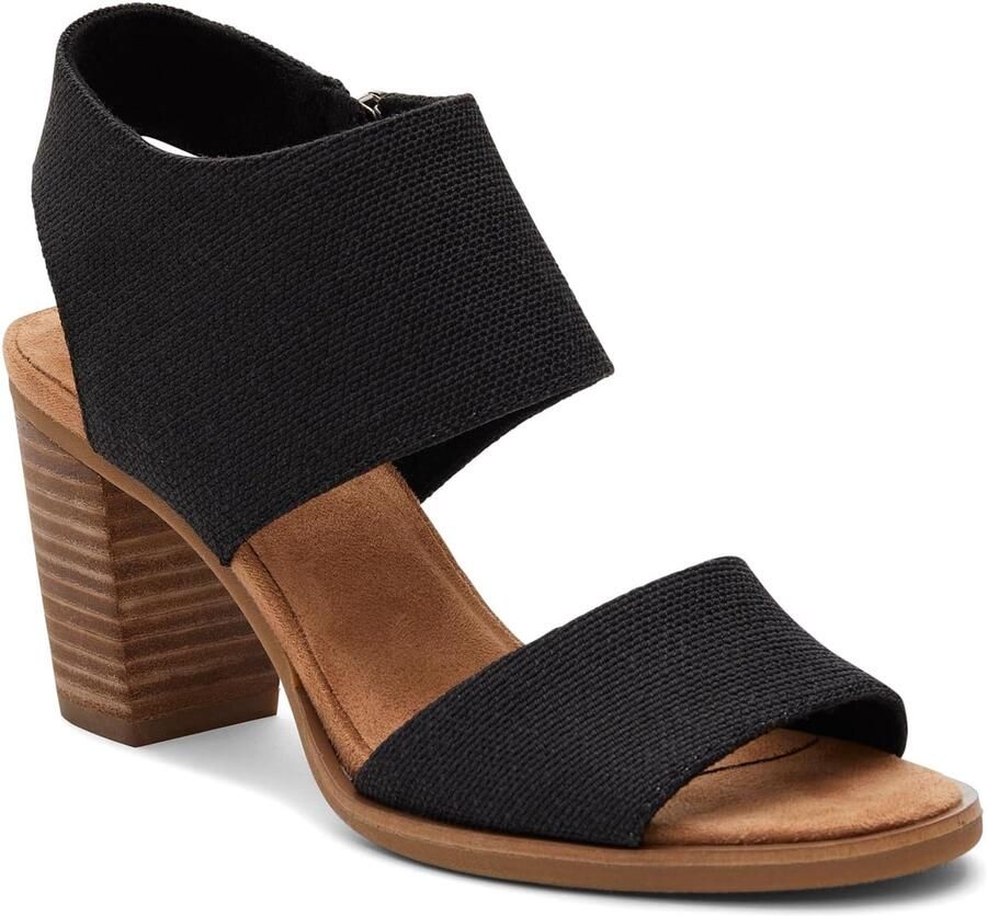 Dames Sandalen met Houten Hak en Rits Stijlvol & Comfortabel