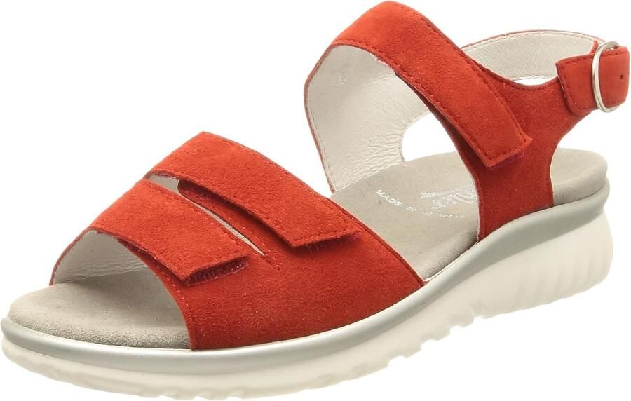 Dames Sandalen met Klittenband Zwart Comfortabele Pasvorm