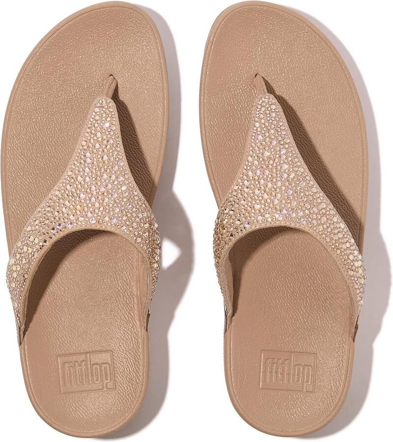 Dames Sandalen met Kristaldetails en Comfortabele Zool