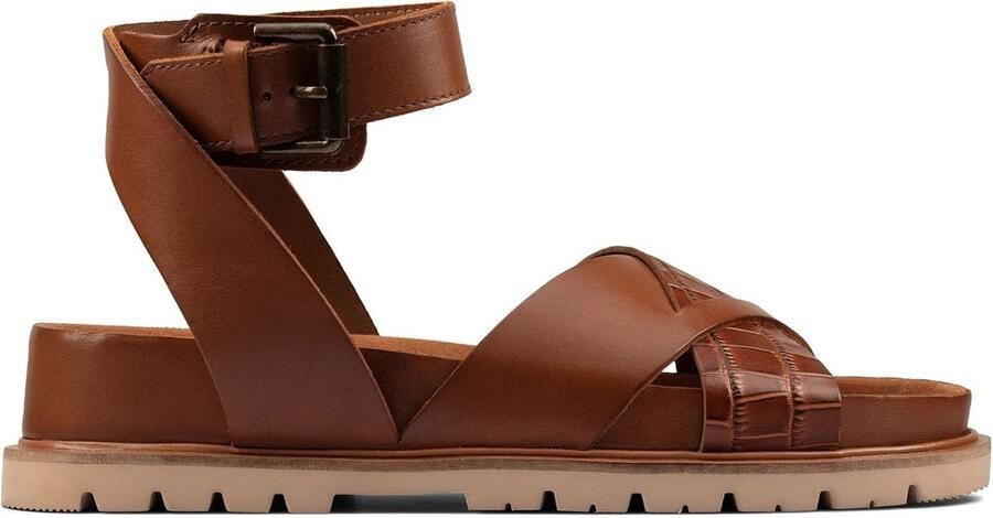 Dames Sandalen met Kruisende Bandjes Comfortabele Zomer Sandaal