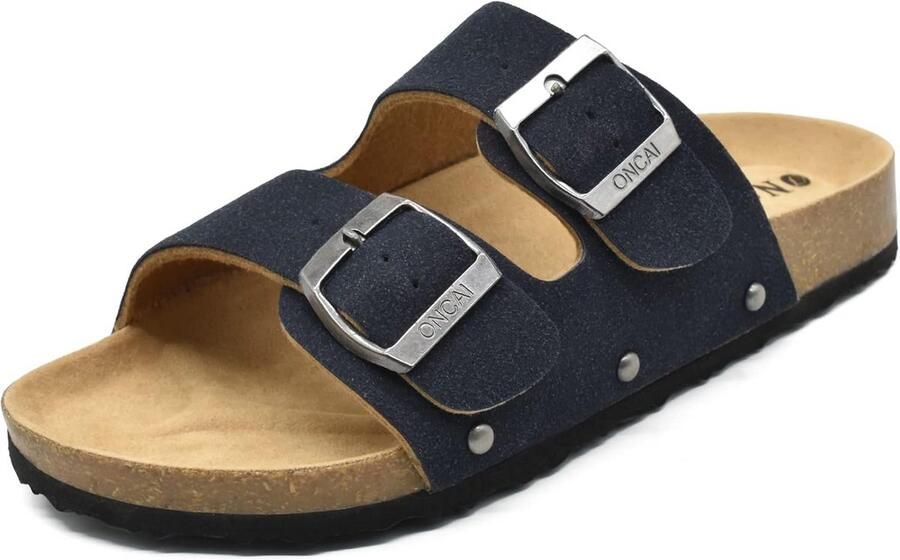 Dames Sandalen met Open Teen en Kurk Voetbed