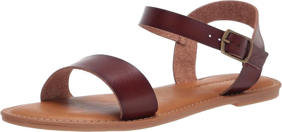 Dames Sandalen met Twee Banden en Gesp