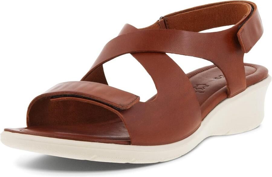 Dames Sandaal met Comfortabele Sleehak en Verstelbare Bandjes