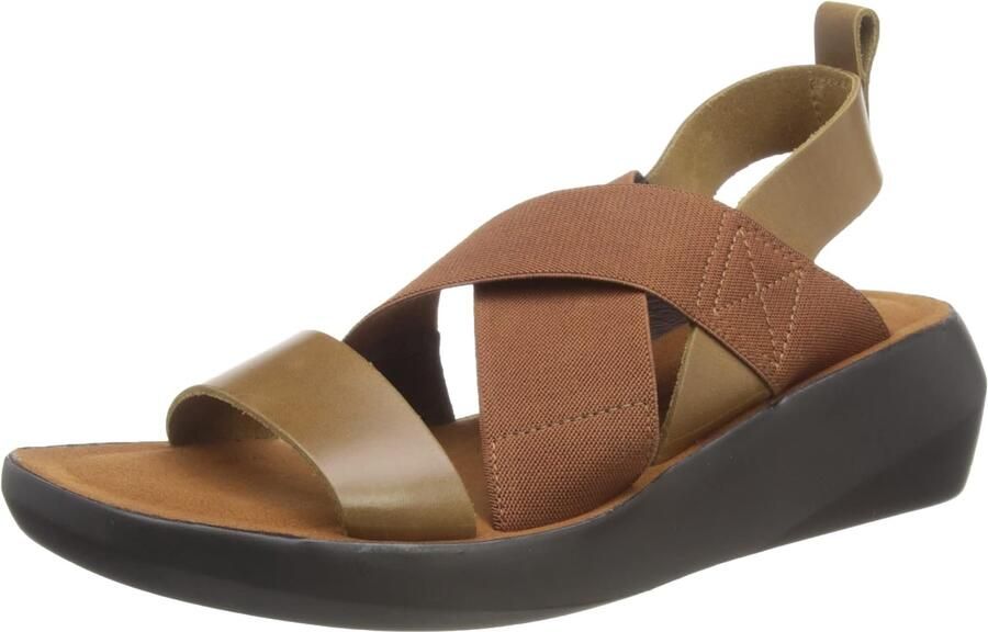 Dames Sandalen met Wedge Hak Comfortabel en Stijlvol Leer