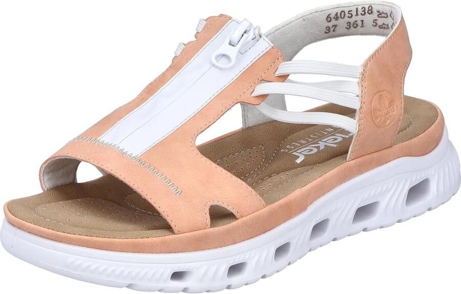 Dames Sandalen Oranje Comfortabele & Flexibele Pasvorm