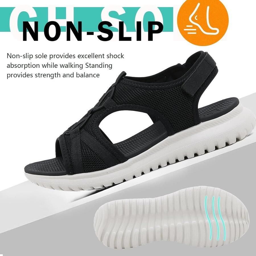 Dames Sandalen Orthopedische Sportsandalen Comfortabel Platte Zomerschoenen Vrouwen