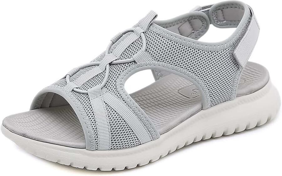 Dames Sandalen Orthopedische Zomersandalen Comfortabel 36-42 EU Modie Platte Sportsandalen Vrouwen Strands Schoenen met Zacht Voetbed
