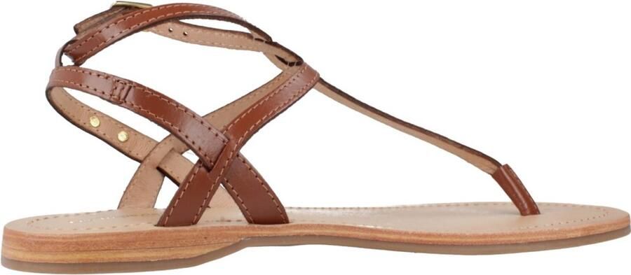 Les Tropeziennes Dames Sandalen Plat Leer Gesp Sluiting