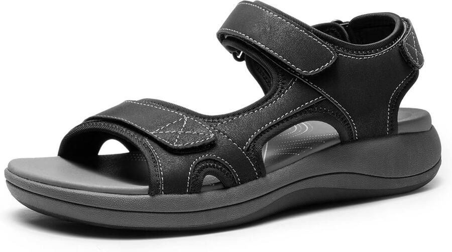 Dames Sandalen Platte Zomer Schoenen Open Teen Lichtgewicht Wandelen Casual Buiten