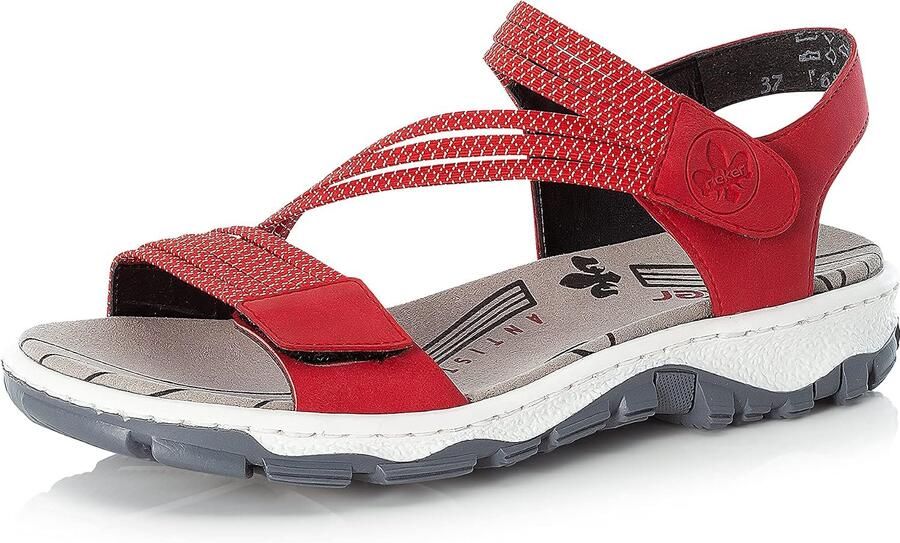 Rieker Sandalen zomerschoen sandaal klittenbandschoen in sportieve uitstraling