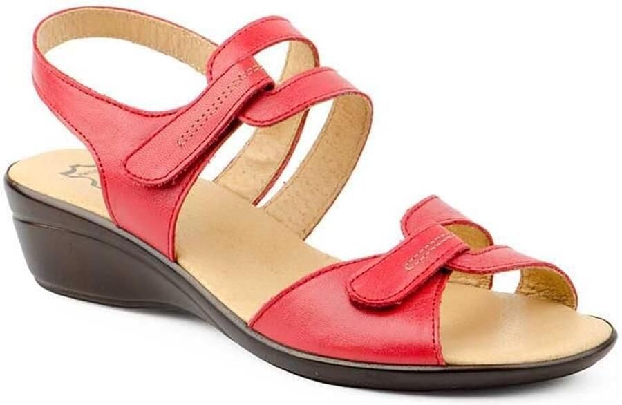 Dames Sandalen Rood