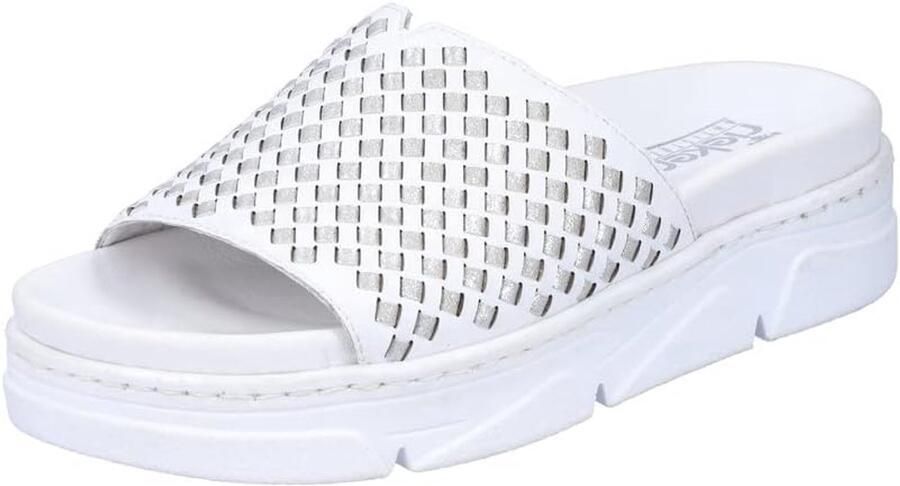 Dames Sandalen Wit Comfortabele & Flexibele Instappers