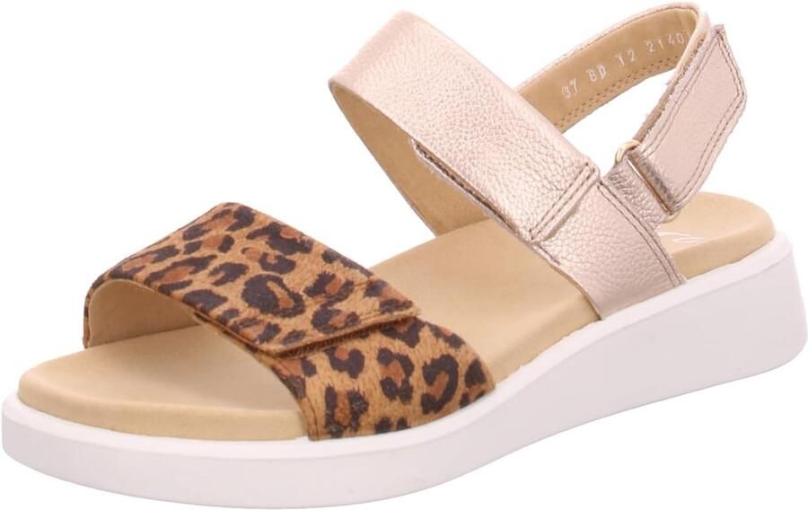 Dames Sandalen Wit Zilver Comfortabel & Verstelbaar - Foto 2