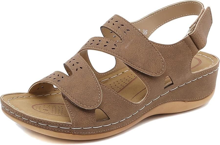 Dames Sandalen Zacht PU Leer Comfortabel Platte Zolen Antislip Schoenen