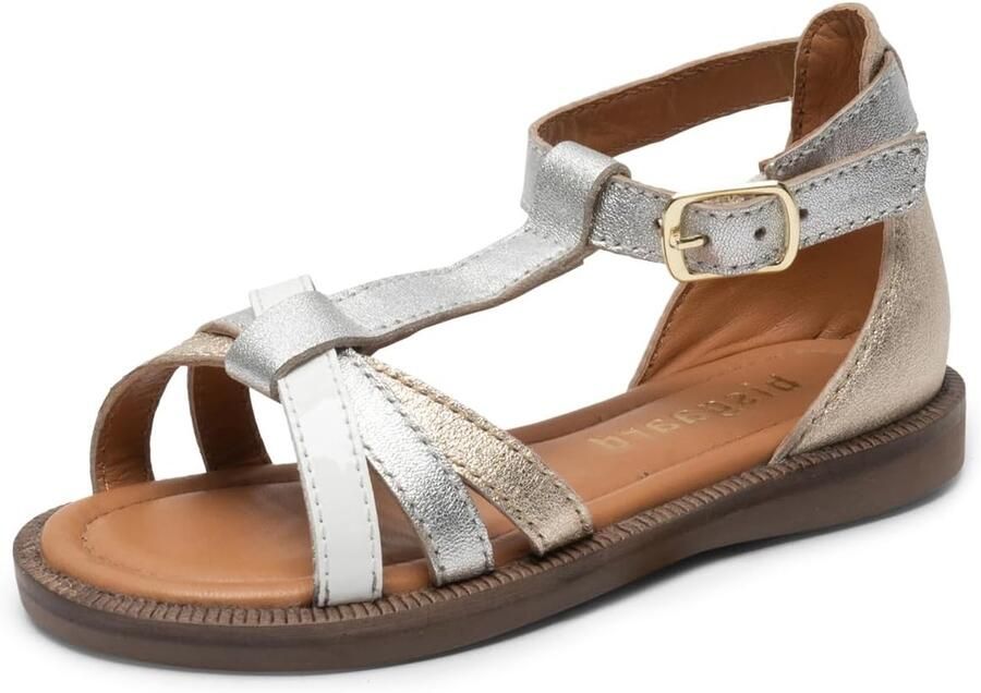 Dames Sandalen Zilver Leer