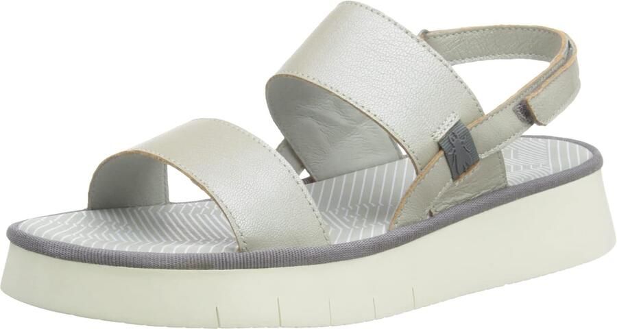 Dames Sandalen Zilver Leer