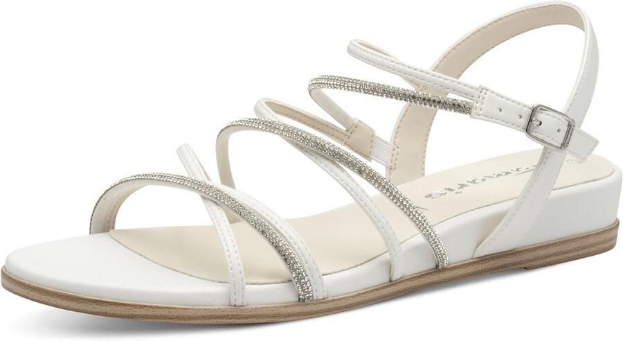 Dames Sandalen Zomer Witte Platte Elegante Comfortabele Schoenen
