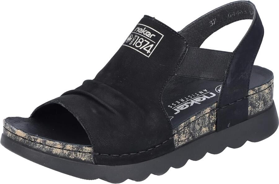Dames Sandalen Zwart Suède Leer Comfortabele Zomer Schoenen