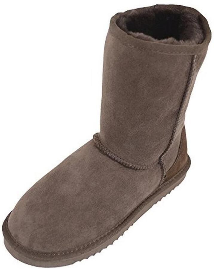 Dames Schapenleren Enkellaarsjes voor Koudere Dagen