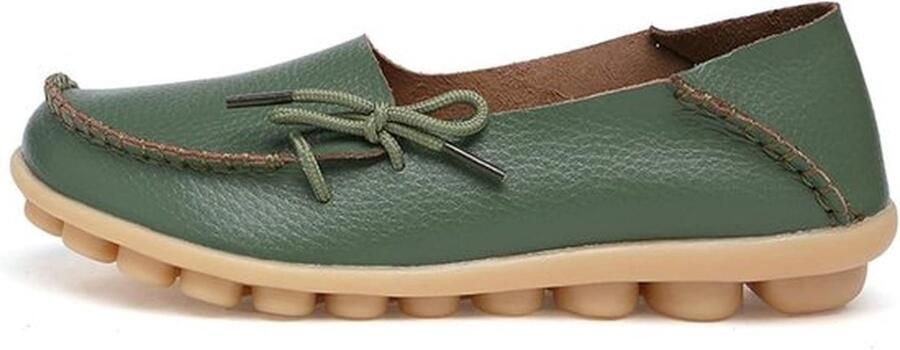 Dames- Schoenen Comfortabel- Zwart Casual Leren Geschikt voor Zomer Comfortabele slip-on instappers met bloemenprint zwart