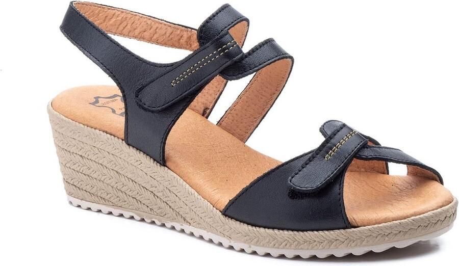 Dames Sleehak Sandalen Lente Zomer Lederen Riemen Comfortabele Zomer Schoenen
