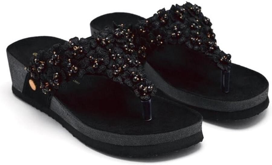 Dames Teenslippers met Comfortabele Sleehak
