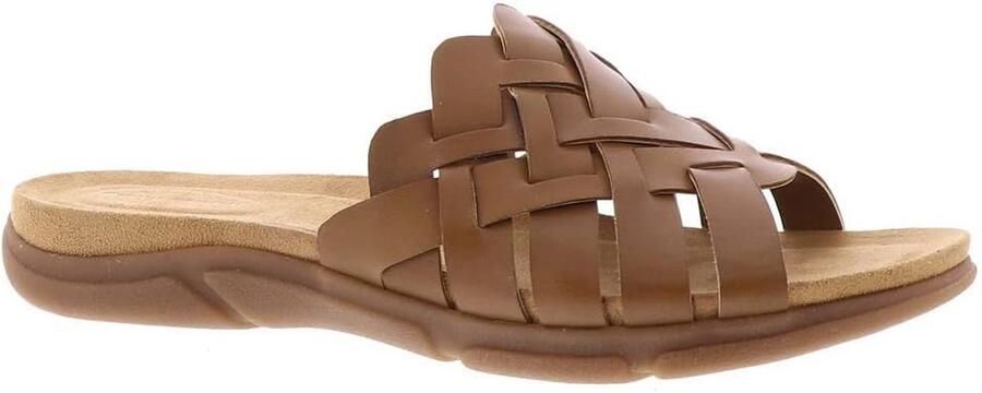 Dames Slides Sandalen met Trendy Geweven Band