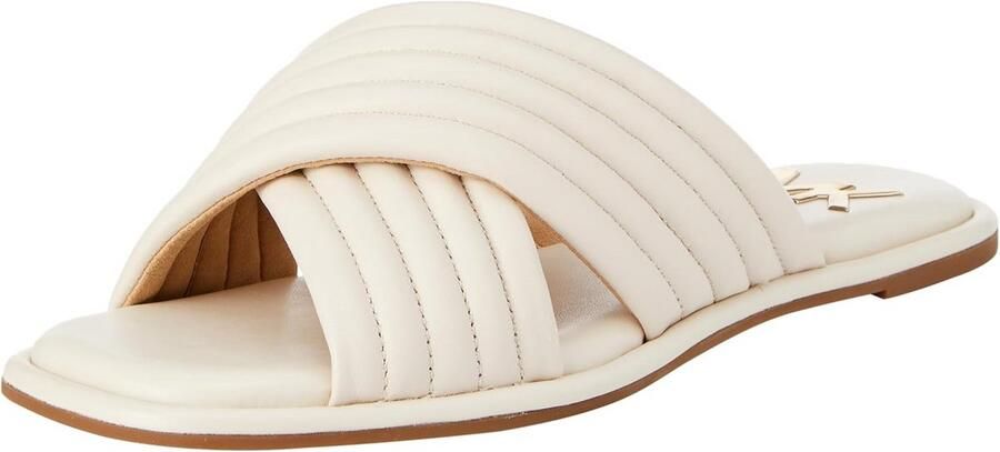 Dames Slides van Leer Comfortabele en Stijlvolle Platte Slipper