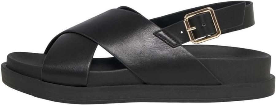 ONLY Onlminnie-2 Pu Slingback Sandal Noos sandalen zwart - Foto 2