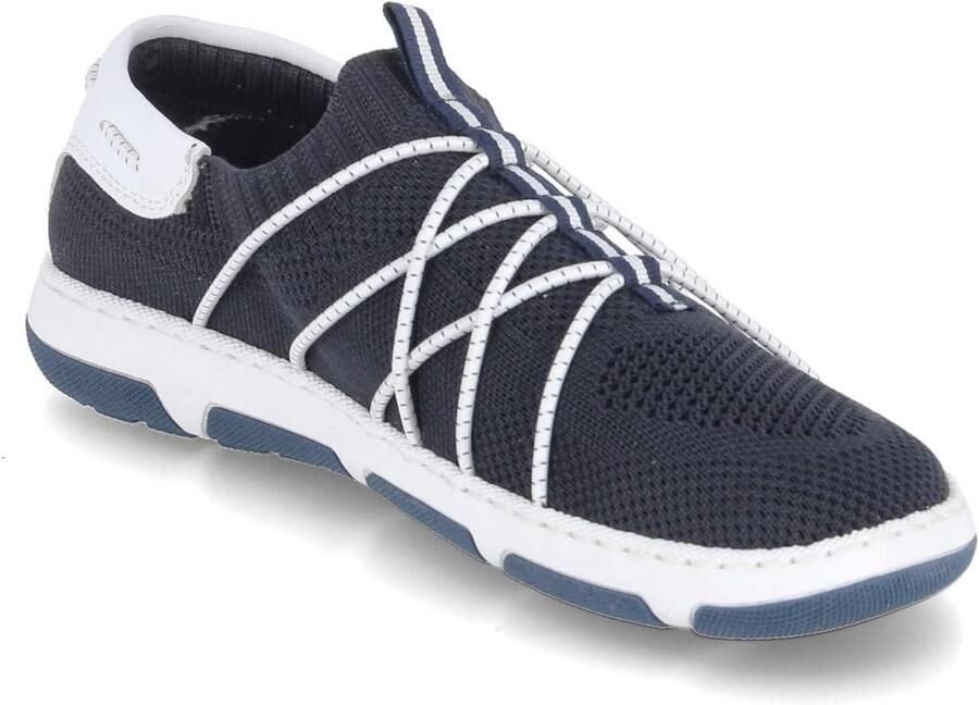 Comfortabele Blauwe Instapschoenen Dames Lichtgewicht Zomerschoenen