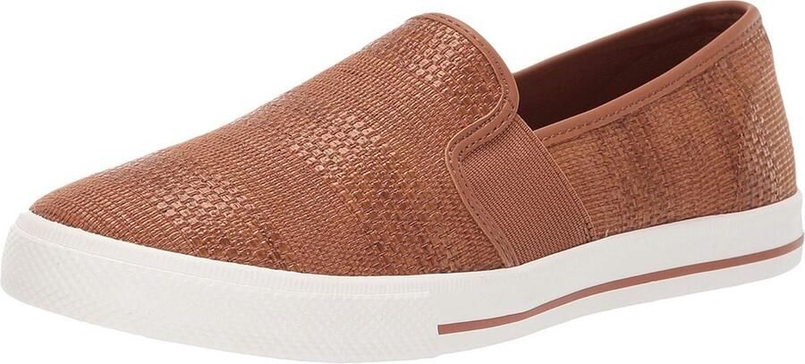 Dames Slip-On Sneaker met Geweven Textiel en Comfortabele Pasvorm
