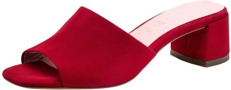 Dames Slippers Ademend en slipbestendig Rood Suède - Foto 1