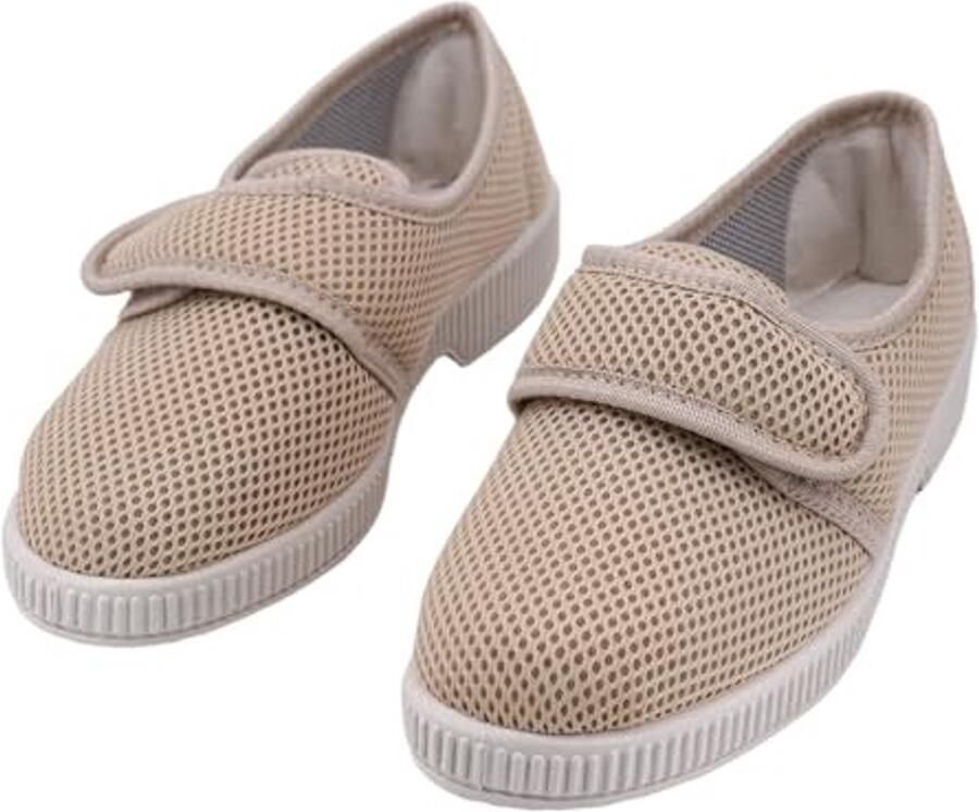 Dames Slippers Ademend en Verstelbaar Beige
