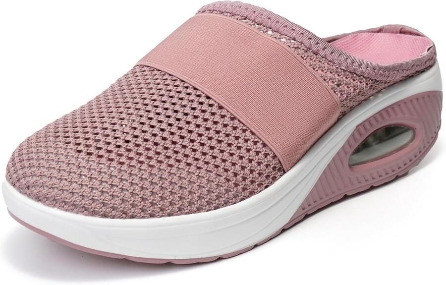 Dames Slippers Ademend Mesh Comfortabele Wedge Sandalen voor Zomer en Tuinwandelen