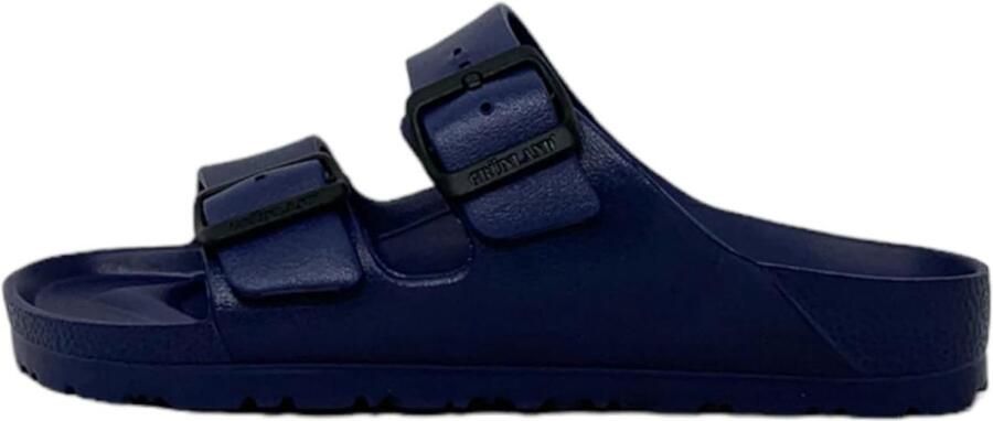 Dames Slippers Blauw Rubber