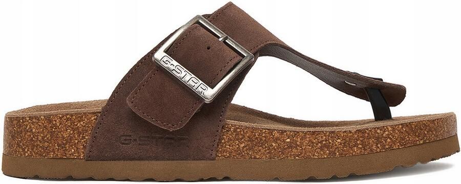 Dames Slippers Bruin Comfortabele Leren Zomerschoenen