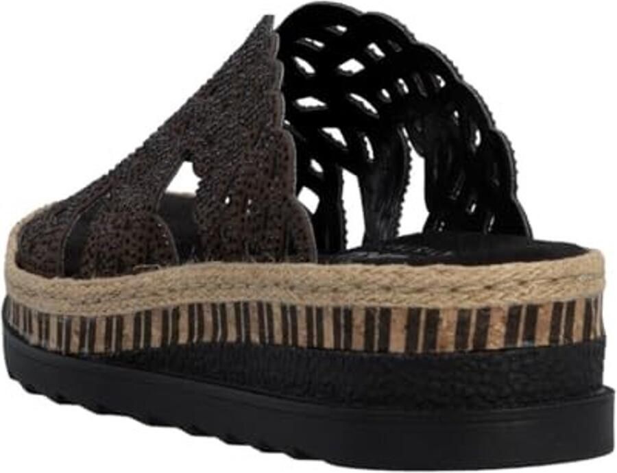 Dames Slippers Donkerbruin Casual Wedge Heel Mules - Foto 1