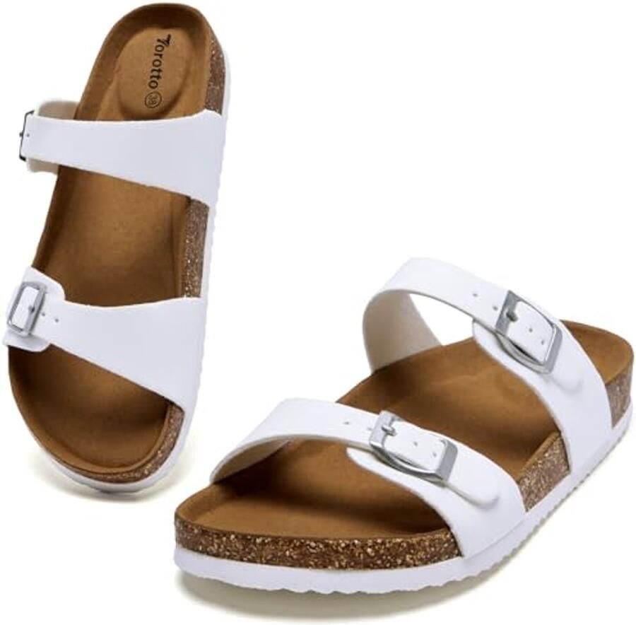 Dames Slippers en Sandalen Comfortabele Schoenen met Metaal Gesp