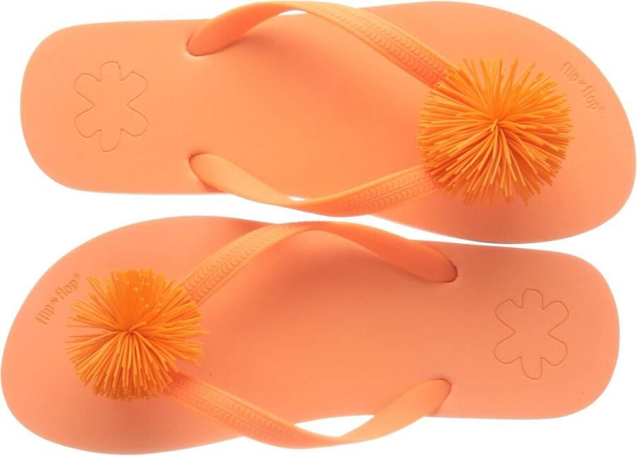 Dames Slippers Fluffy met Pompon Antislip en Strand Geschikt