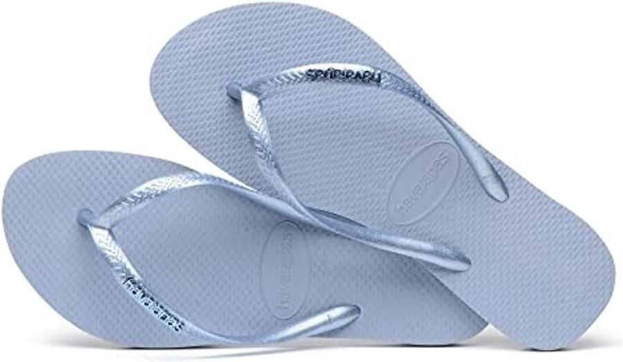 Dames Slippers Glamoureuze Flip Flops Ashley-Blue
