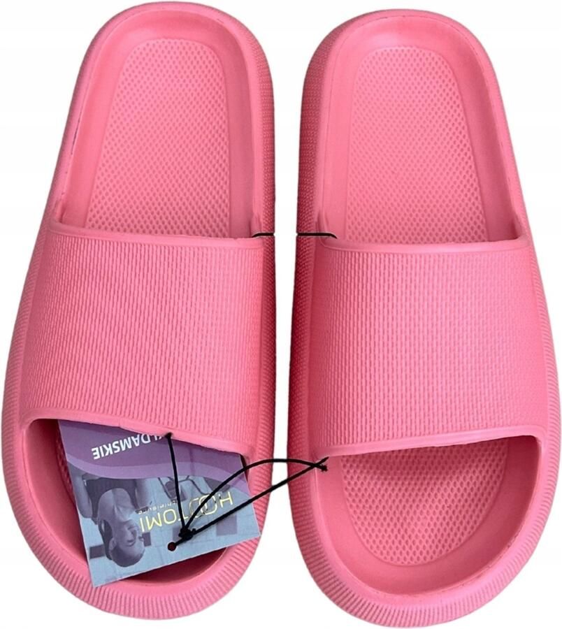 Dames Slippers HOOTOMI Fluffy Roze Zwembad Strand Huis