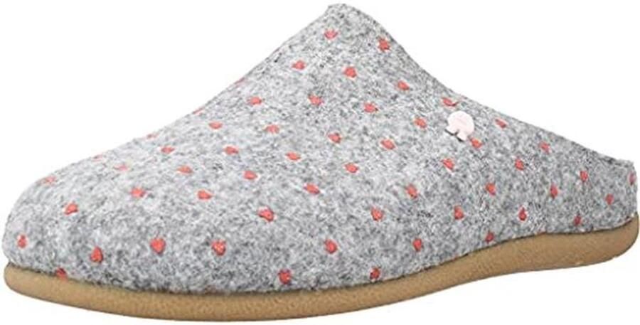 Dames Slippers in Grijs met Comfortabele Zolen