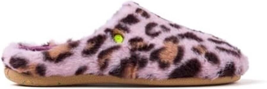 Dames Slippers Leopard Print Roze - Foto 1