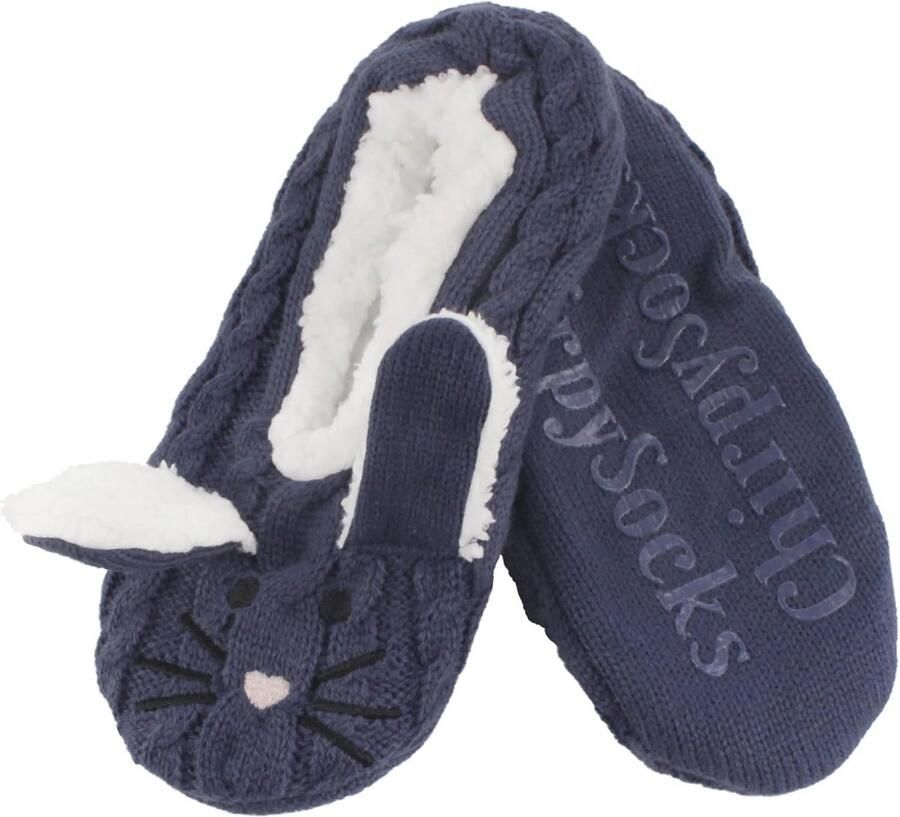 Dames Slippers met Antislip Grip en Dierenthema